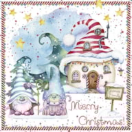 EMB. 20 GUARDANAPOS 33X33CM MERRY CHRISTMAS