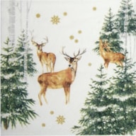 EMB. 20 GUARDANAPOS 33x33CM NATAL RENAS 312116