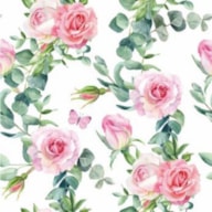 EMB. 20 GUARDANAPOS 33x33CM ROSAS 344067