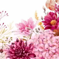 EMB. 20 GUARDANAPOS 33x33CM FLORES ROSAS 342635