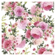 EMB. 20 GUARDANAPOS 33x33CM FLORES SDOG-0256 01