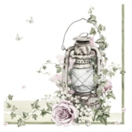 EMB. 20 GUARDANAPOS 33x33CM LANTERNA 340066