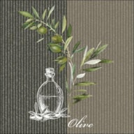 EMB. 20 GUARDANAPOS 33X33CM OIL AND OLIVES