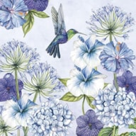 EMB. 20 GUARDANAPOS 33X33CM HUMMINGBIRD