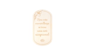 SET 6 PLACAS MÃE 6.3X12X0.3CM CHOUPO