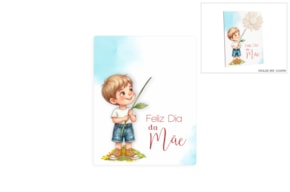 SET 4 PLACAS MENINO 10.5X13.3X0.3CM MDF BRANCO