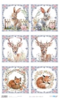 PAPEL ARROZ 54X33CM COELHO VEADO RAPOSA  PFY-15567