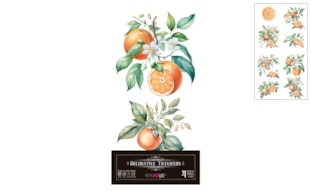 DECOR TRANSFERS 15X30CM LARANJAS PFY-15723