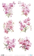 PAPEL ARROZ 54X33CM LA VIE EN FLEURS ORCHID IX PFY-15129