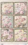 PAPEL ARROZ 54X33CM BLUSHROOMS V PFY-15108