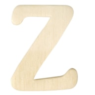 LETRA Z MADERA 4CM  RAYHER