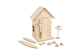 KIT CABANA DE PRAIA DE  MADEIRA 10.5X9.6X17.3CM  RAYHER