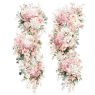 TRANSFER DTF FABRIC 25X30CM FLOWERS ARTIS DECOR