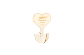 SET 6 FLORES EDUCADORA 6.6X5.4X10X0.3CM CHOUPO