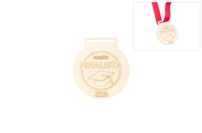 SET 6 PLACAS FINALISTA 6X6.5X0.3CM CHOUPO
