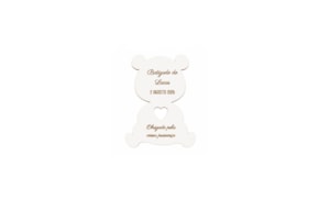 SET 12 LEMBRANÇAS PERSONALIZADO 5.5X7.3X0.3CM MDF BRANCO