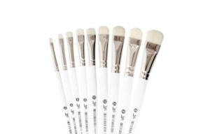 PINCELES LG LENGUA DE GATO PELO BRANCO P/ TEJIDO