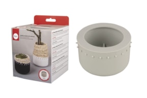 Silicone casting mould Bowl, ridged, ø 11cm, height 6.5cm,
