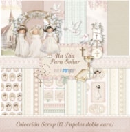 BLOC 12 SCRAP PAPERS  30x30cm DIA PARA SONHAR PFY-15965