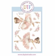 TRANSFER DTF-106P 14.28X19CM BAILARINAS