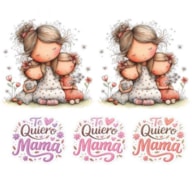 TRANSFER DTF TEXTIL 24X23CM MAMA 2 ARTIS DECOR
