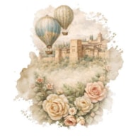 TRANSFER DTF TEXTIL 25X30CM  ALAMBRA DREAMS ARTIS DECOR