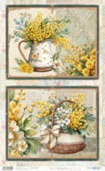 PAPEL ARROZ 54X33CM MIMOSAS III PFY-16023