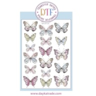 TRANSFER DTF-047G 20X28.5CM BUTTERFLY