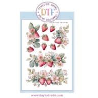 TRANSFER DTF-088P 14.28X19CM STRAWBERRIES