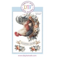 TRANSFER DTF-090P 14.28X19CM COCK