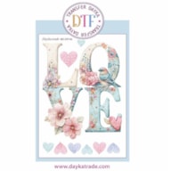 TRANSFER DTF-110G 20X28.5CM LOVE