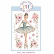 TRANSFER DTF-109P 14.28X19CM BAILARINA
