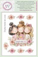 STICKER MULTISUPERFICIE TRANSP. UV-085 11.4X14.3CM GIRLS