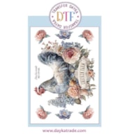 TRANSFER DTF-092G 20X28.5CM  BLUE ROOSTER