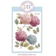 TRANSFER DTF-085G 20X28.5CM  HYDRANGEAS