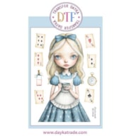 TRANSFER DTF-134G 20X28.5CM ALICE PAIS DAS MARAVILHAS