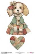 THERMO TRANSFERS 20X30CM PATCHWORK PAWS II PFY-16171