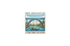 SET 6 IMANS PONTE PORTO 5.5X6X0.3CM ACRILICO