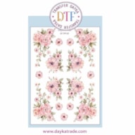 TRANSFER DTF-107G 20X28.5CM FLORES ROSAS