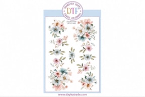 TRANSFER DTF-082G 20X28.5CM FLORES PEQUEÑAS