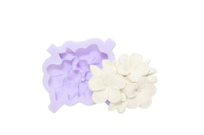 MOLDE SILICONE FLORES 6X5X2CM MLD