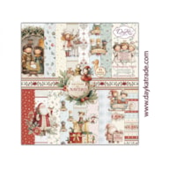 KIT 11 PAPEIS SCRAP 30.5X30.5CM SCP-3059 NAVIDAD