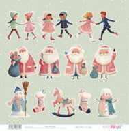 PAPEL SCRAP 30.5X31.8CM CHRISTMAS VILLAGE PFY-16479