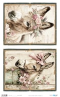 PAPEL ARROZ 54X33CM FARM & FLOWERS XI  PFY-16052