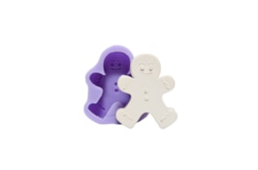 MOLDE SILICONE GINGERBREAD 7X5X2CM  MLD349