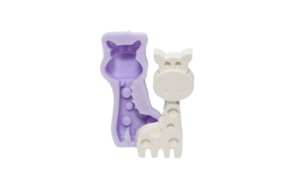 MOLDE SILICONE GIRAFA 9X4X2CM  MLD350