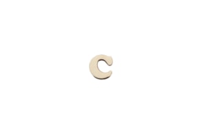 SET 12 LETRAS  C 1.7x1.5x0.4CM CHOPO