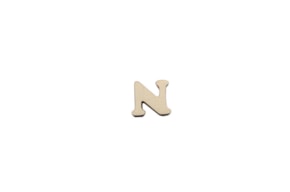 SET 12 LETRAS  N 1.7x1.5x0.4CM CHOPO
