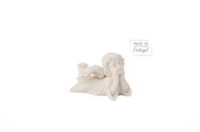 SET 2 LAYING ANGELS 1702  13CM