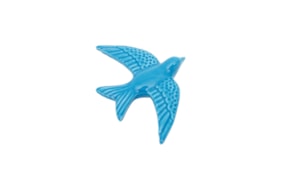 SWALLOW 15.5X11X3.5CM BLUE